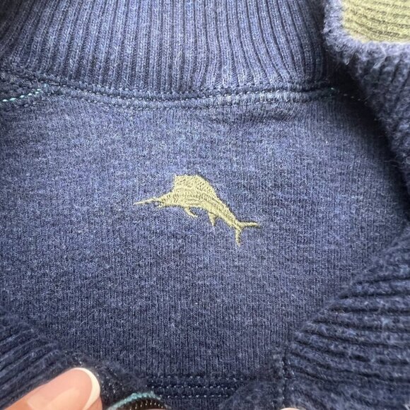 Tommy Bahama Reversible Blue/Green Pullover Size L - Picture 6 of 11